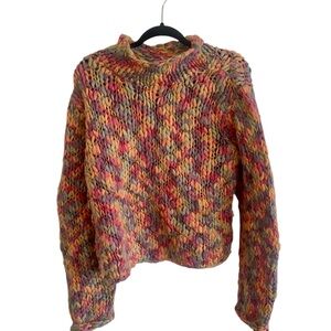 Cooperative Vibrant Knit Cowl Sweater